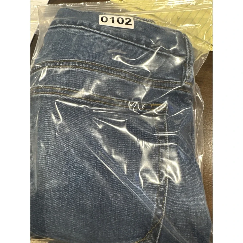 Banana Republic Traveler Slim Fit Jeans Men 34x32 Blue Slim 5 Pkt Denim Straight